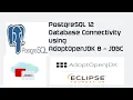 How to connect to PostgreSQL 12 using PostgreSQL JDBC Driver with AdoptOpenJDK 8