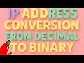 The Magic Behind IP Addresses Decimal to Binary Conversion Well Explained by Sir - Magic