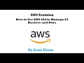 AWS CLI S3 How to Manage Bucket and Data -8