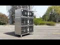Three-layer six-door oxygen cabin cage