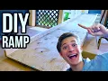 Making a Wheelchair Ramp to Get Grandma out of the House 30 minute diy