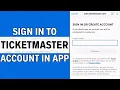 How to Login to Ticketmaster Account Ticketmaster Sign In 2025