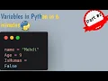 Learn PYTHON variables for beginners Part 2