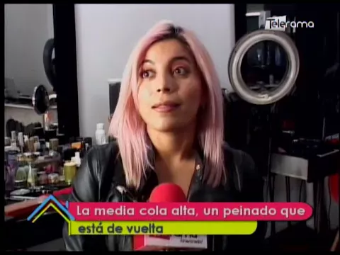 La media cola alta, un peinado que está de vuelta