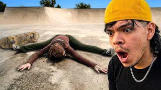 ME DIJO QUE SABÍA PATINAR