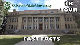 Colorado State University Tour 4K Fast Facts