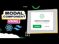 Modal Component purely in ReactJS and TailwindCSS Build a Modal Component
