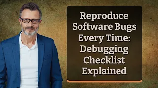 Reproduce Software Bugs Every Time Debugging Checklist Explained
