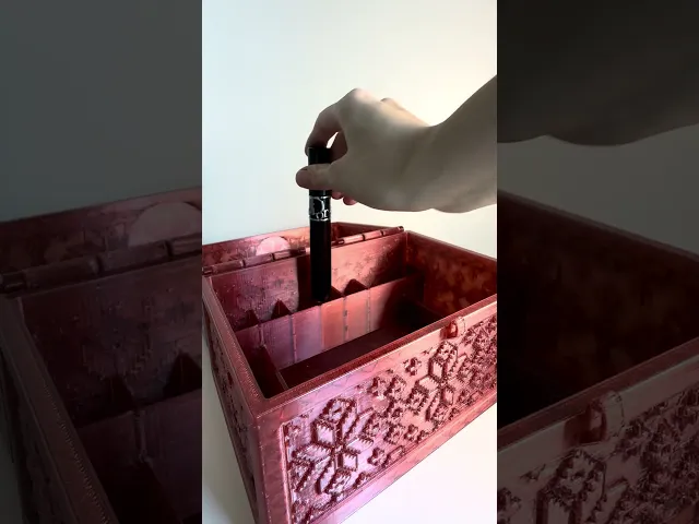 Storage Chest Slavic Pattern.stl video thumbnail
