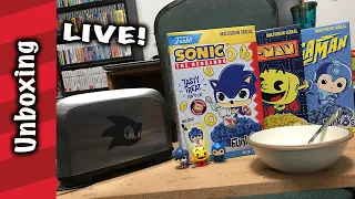 sonic funko cereal unboxing and tasting 
