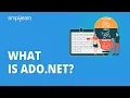 What Is ADO Net Introduction To ADO Net ADO Net Tutorial for Beginners Simplilearn