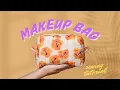 How to Sew Your Own MAKEUP BAG My Bestseller Pattern on Etsy