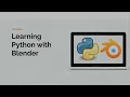 Learning Python with Blender