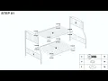 Twin over Full Metal Bunk Bed Assembly