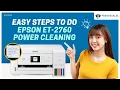 How To Do Epson ET-2760 Power Cleaning Printer Tales