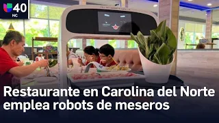 Restaurante en Carolina del Norte emplea robots de meseros