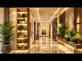 Transform Your Boring Hallway into a Luxury Oasis LED Shelves Houseplant Styling