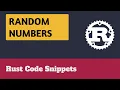 Random Numbers in Rust Programming