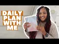 HOW TO ORGANIZE YOUR DAY TASKS SCHEDULE DAILY PLAN WITH ME IN MY NEW PLUM PAPER DAILY PLANNER