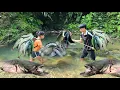 Download Lagu Two poor brothers catch fish in the stream to sell - collect firewood and build a farm