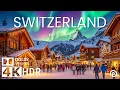 Lagu Zwitserland 4K – Winterwonderland van majestueuze Alpen, besneeuwde dorpen en bevroren meren