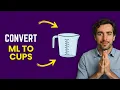 How to Convert Milliliters to Cups in Seconds No Math Required