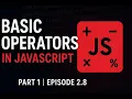 Basic Operators Maths in Javascript Javascript info Part 1 2 8
