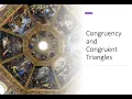 Congruency and Congruent Triangles