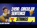 2490 Circular Sentence Easy Solution Leetcode Problem of the Day Pseudo code Strings
