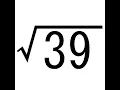 I tried composition using the square root of 39 Mathematical music