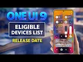 Lagu Apparaten die in aanmerking komen voor de Samsung One UI 9-update en de releasedatum.