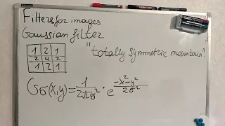 3 Basic Filters Box Gaussian Median