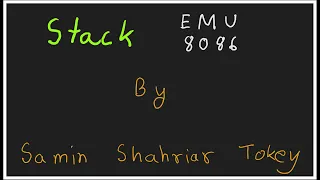 19 Stack Operations And String Reverse Using EMU 8086