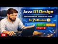 Create Unique Slide Animated Icon Button in Java Swing Java UI Design Tutorial
