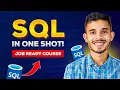 SQL Full Course Beginners to Advanced Job Ready Course by Sagar Chouksey