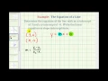 Ex Find the Equation of a Line in Slope Intercept Form Given the X and Y Intercepts
