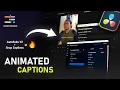 Create Animated Captions in DaVinci Resolve with AutoSubs v2 Snap Captions Plugins Dual