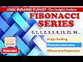 Fibonacci Series Technical Interview Programs Placement Preparations Logic Building Coding
