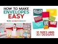 How to Make Envelopes Easy A1-A10 Cash Envelopes Gift Card Sleeves