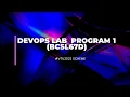 6TH SEM DEVOPS LAB PROGRAM 1 How to download installation and setup Maven and Gradle