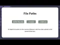 What is the difference between slashes a single dot and double dot in path syntax