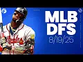 Download Lagu MLB DFS Picks \u0026 Strategy for #DraftKings \u0026 #FanDuel (8/19/25)