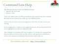 Getting Command-Line Help