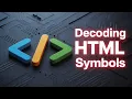 What are HTML Symbols HTML Tutorial In Hindi Part 53