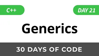 Day 21 Generics - 30 Days of Code HackerRank Solutions