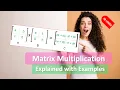 Matrix Multiplication Examples in HINDI Matrix Multiplication Explained with Examples in HINDI