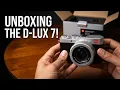 Leica D-Lux 7 Unboxing I WASN T PREPARED FOR THIS