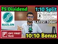 Download Lagu Suzlon Energy • IDFC First Bank • Coal India • Stocks Declared High Dividend, Bonus \u0026 Split