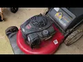 Briggs and Straton Lawn mower air filter and cap replacement