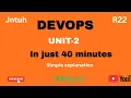 Devops unit2 in just 40 minutes 100 pass must watch
